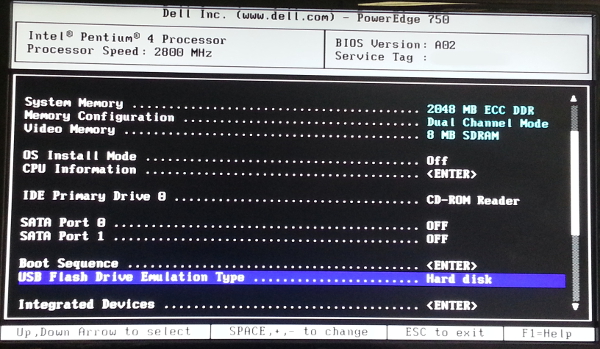 How to Boot from USB on a Dell PowerEdge 750 • IT from Scratch