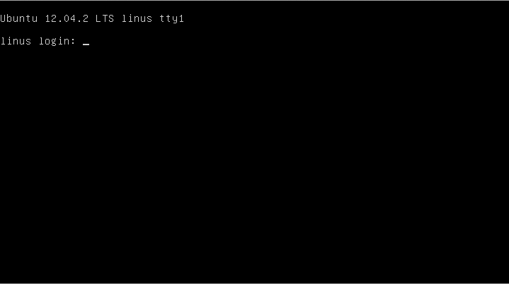 Login to Ubuntu Server 12.04